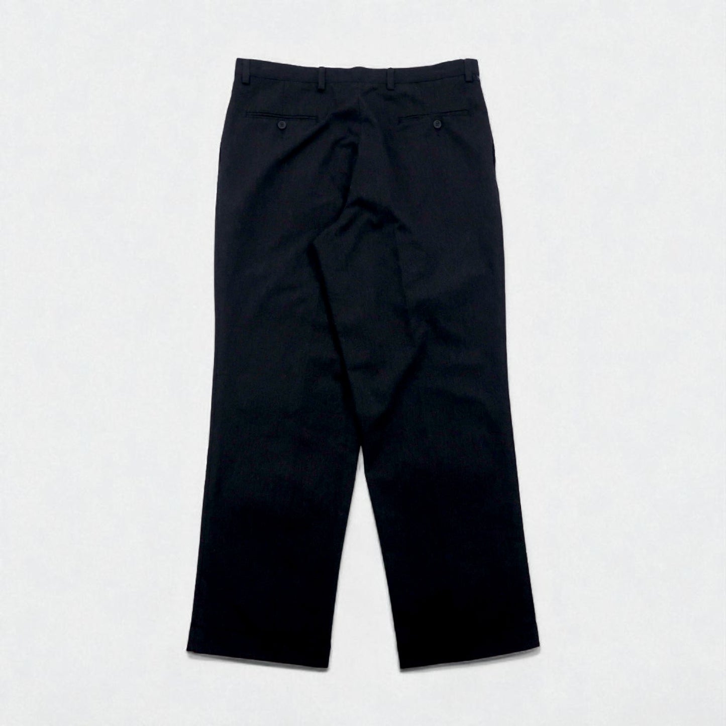 DOCKERS ( Levi's ) 00年代 STAIN DEFFENDER 2タック ワイド スラックスパンツ L グレー