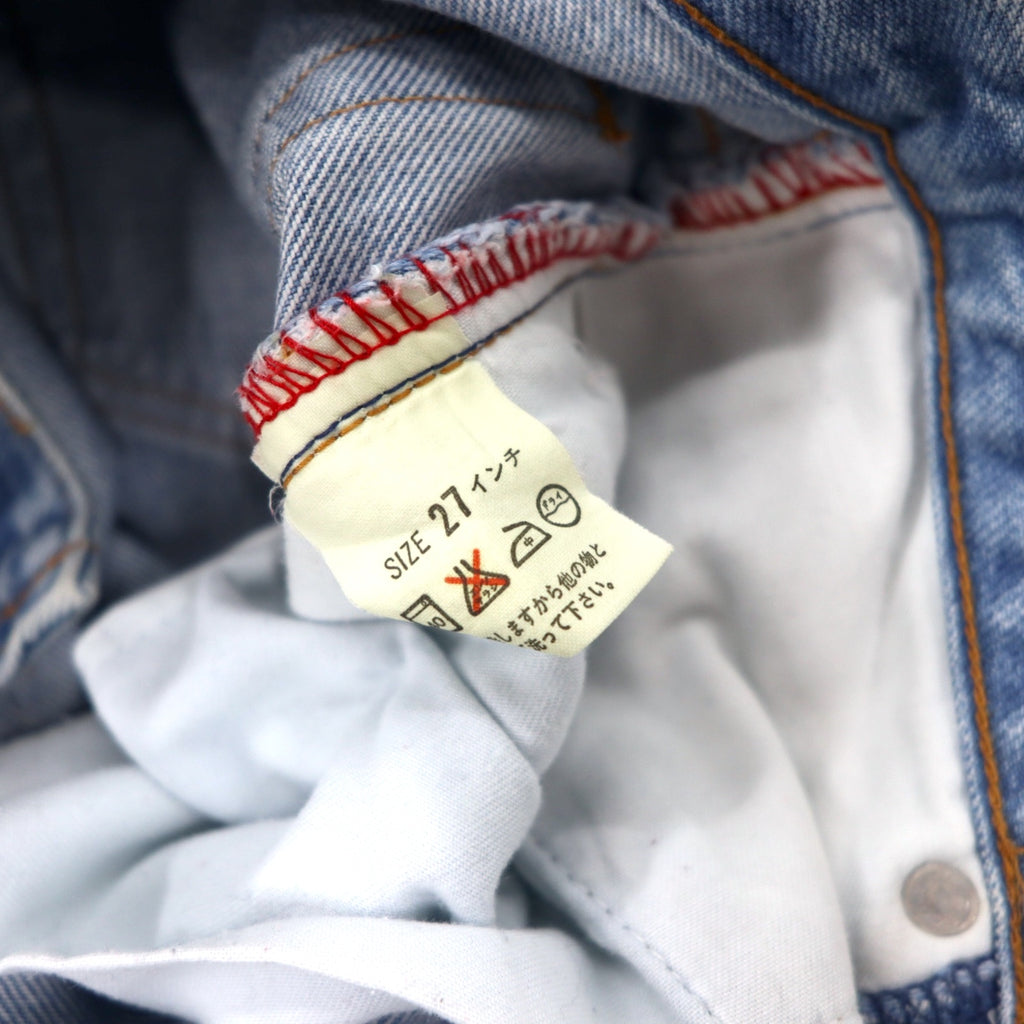Levi's 90's Tapered Denim Pants 27 Blue Ice Wash Cotton W626-0217 Made in Japan