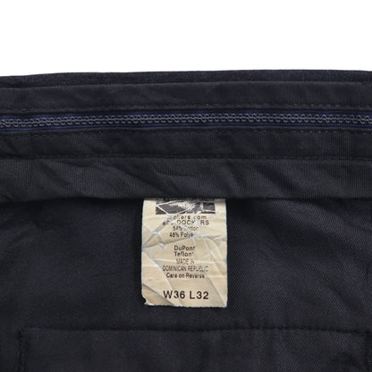 DOCKERS ( Levi's ) 00年代 STAIN DEFFENDER 2タック ワイド スラックスパンツ L グレー