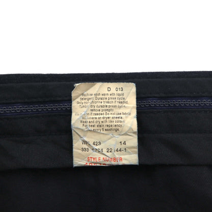 DOCKERS ( Levi's ) 00年代 STAIN DEFFENDER 2タック ワイド スラックスパンツ L グレー