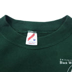 JERZEES USA製 90年代 クルーネック スウェット M グリーン コットン 裏起毛 Black Walnut Festival