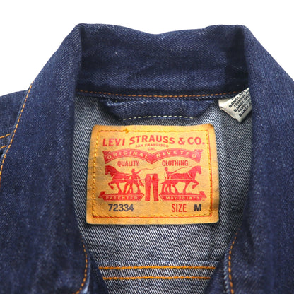 Levi's Denim Trucker Jacket, Type 3, Size M, Indigo and Blue, 72334-0134