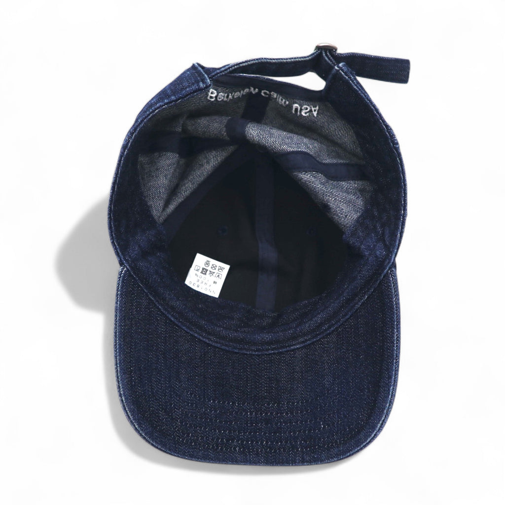 THE NORTH FACE デニム ベースボールキャップ FREE インディゴ ブルー TNFロゴ 刺繍 NN01830