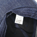 THE NORTH FACE デニム ベースボールキャップ FREE インディゴ ブルー TNFロゴ 刺繍 NN01830