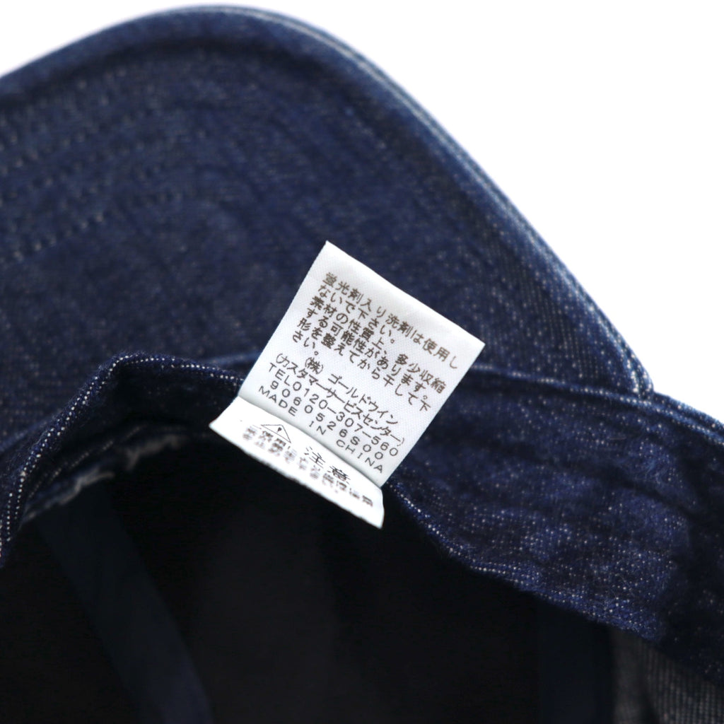 THE NORTH FACE デニム ベースボールキャップ FREE インディゴ ブルー TNFロゴ 刺繍 NN01830