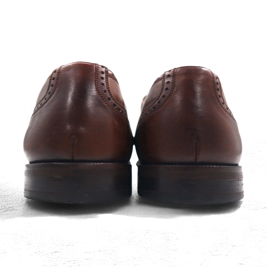 meylan スペイン製 ストレートチップ ドレスシューズ 28.5cm クォーターブローグ メダリオン FLORENCE