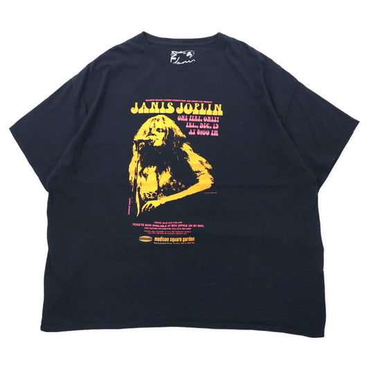 Janis Joplin ジャニスジョプリン バンド Tシャツ XL ブラック コットン ビッグサイズ