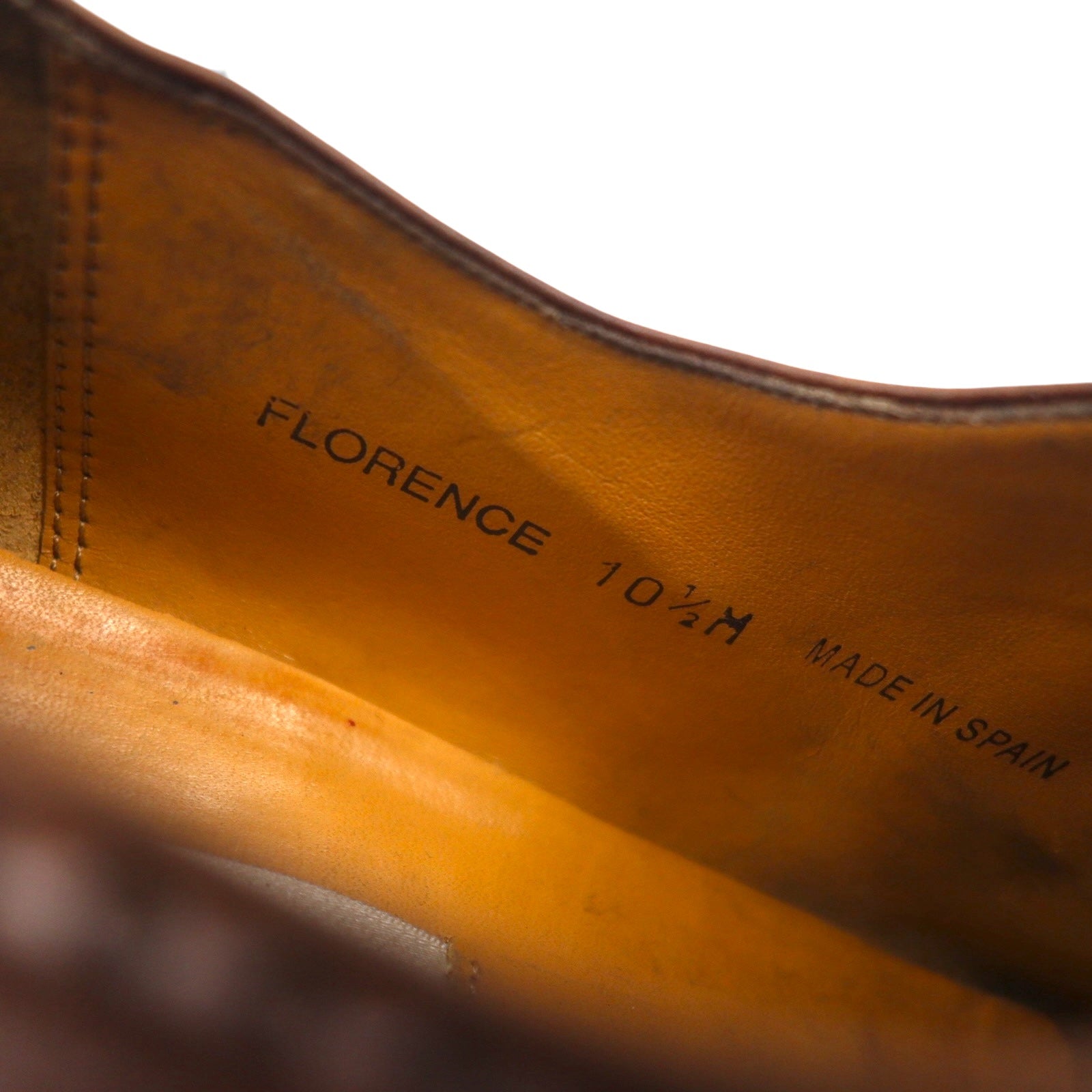 meylan スペイン製 ストレートチップ ドレスシューズ 28.5cm クォーターブローグ メダリオン FLORENCE