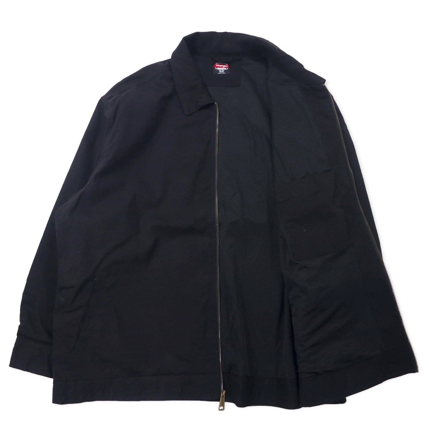 Wrangler WORKWEAR ワークジャケット 2XL ブラック コットン ビッグサイズ