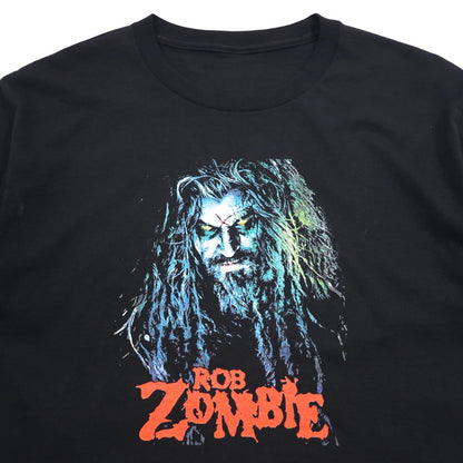 ROB ZOMBIE ロブゾンビ ロック バンド Tシャツ バンT L ブラック コットン