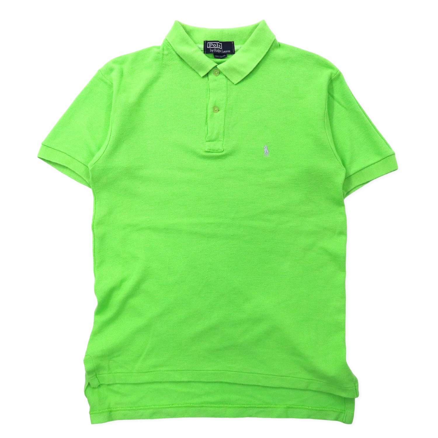 USA製 Polo by Ralph Lauren ポロシャツ L グリーン コットン スモール