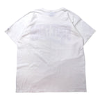 Champion USA Made 80s Printed T-Shirt XL White Cotton Embroidered Tag STATE FARM