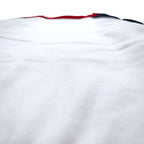 DENIME Raglan Sweatshirt M White Tricolor Fleece Lining DNM SPORTS Made in Japan