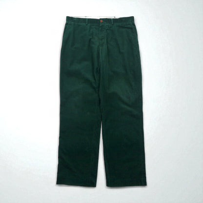 Polo by Ralph Lauren 90s Corduroy Pants, Slacks, Size L, Green, Cotton
