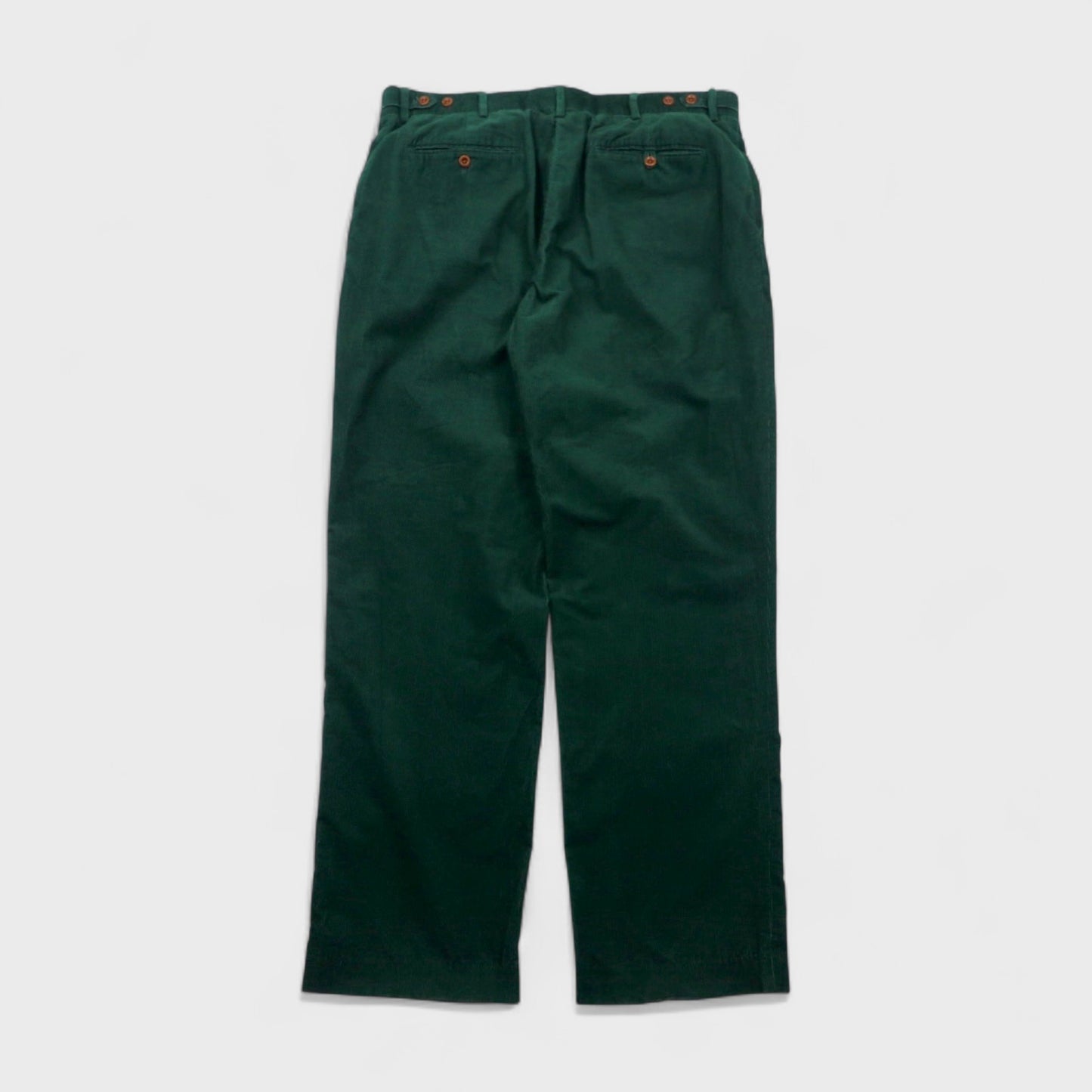 Polo by Ralph Lauren 90s Corduroy Pants, Slacks, Size L, Green, Cotton