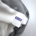 DENIME Raglan Sweatshirt M White Tricolor Fleece Lining DNM SPORTS Made in Japan