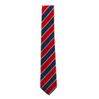 Altea Made in Italy Tie Red Navy Regimental Stripes UNITED ARROWS