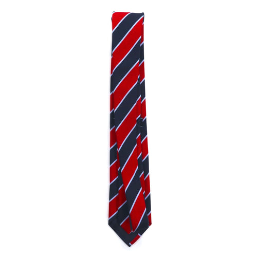 Altea Made in Italy Tie Red Navy Regimental Stripes UNITED ARROWS