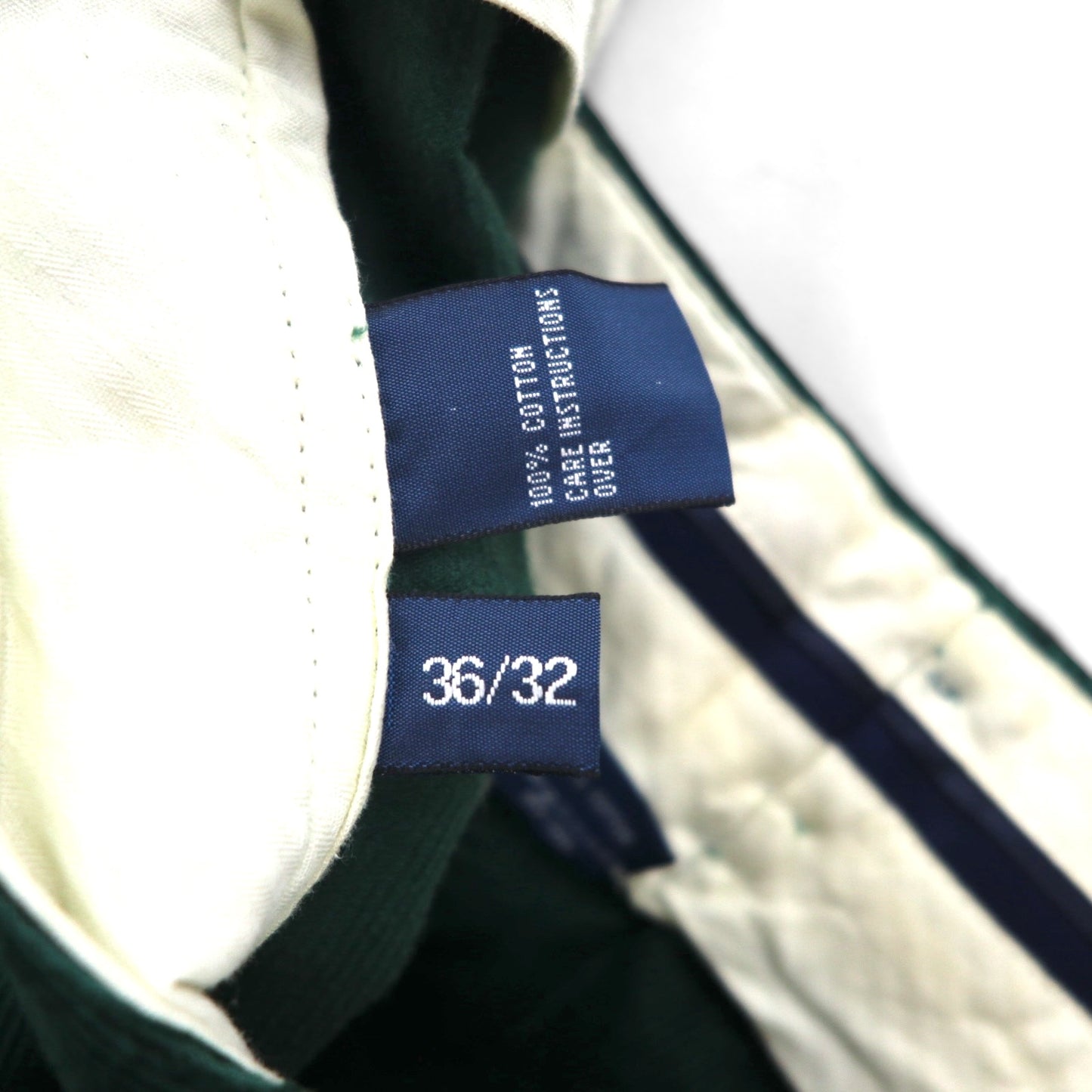 Polo by Ralph Lauren 90s Corduroy Pants, Slacks, Size L, Green, Cotton