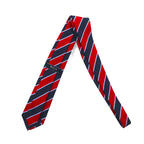Altea Made in Italy Tie Red Navy Regimental Stripes UNITED ARROWS