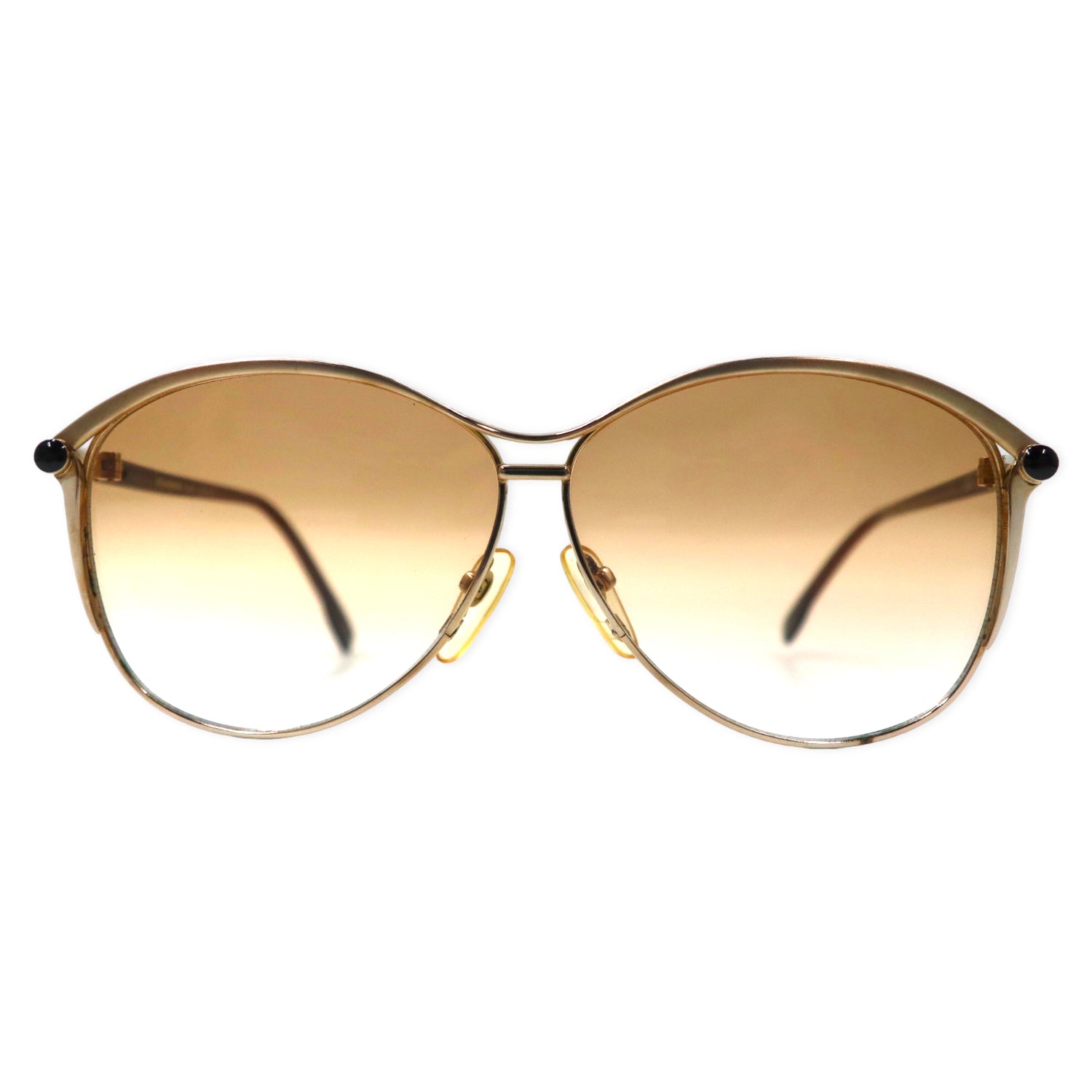Yves Saint Laurent Sunglasses Tear Drop Metal Frame Gold YSL 31 