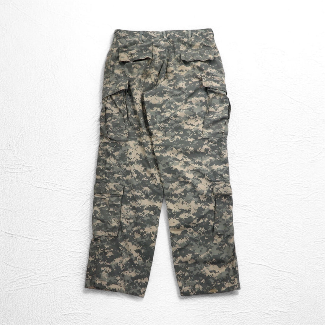 US ARMY WOOLRICH INC. 00s Military Digital Camo Cargo Pants M Khaki 8415-01-519-8429