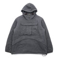BROWN by 2-tacs 中綿 アノラック パーカー M グレー ハーフジップ Anorak B8-J003 日本製