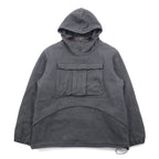 BROWN by 2-tacs 中綿 アノラック パーカー M グレー ハーフジップ Anorak B8-J003 日本製
