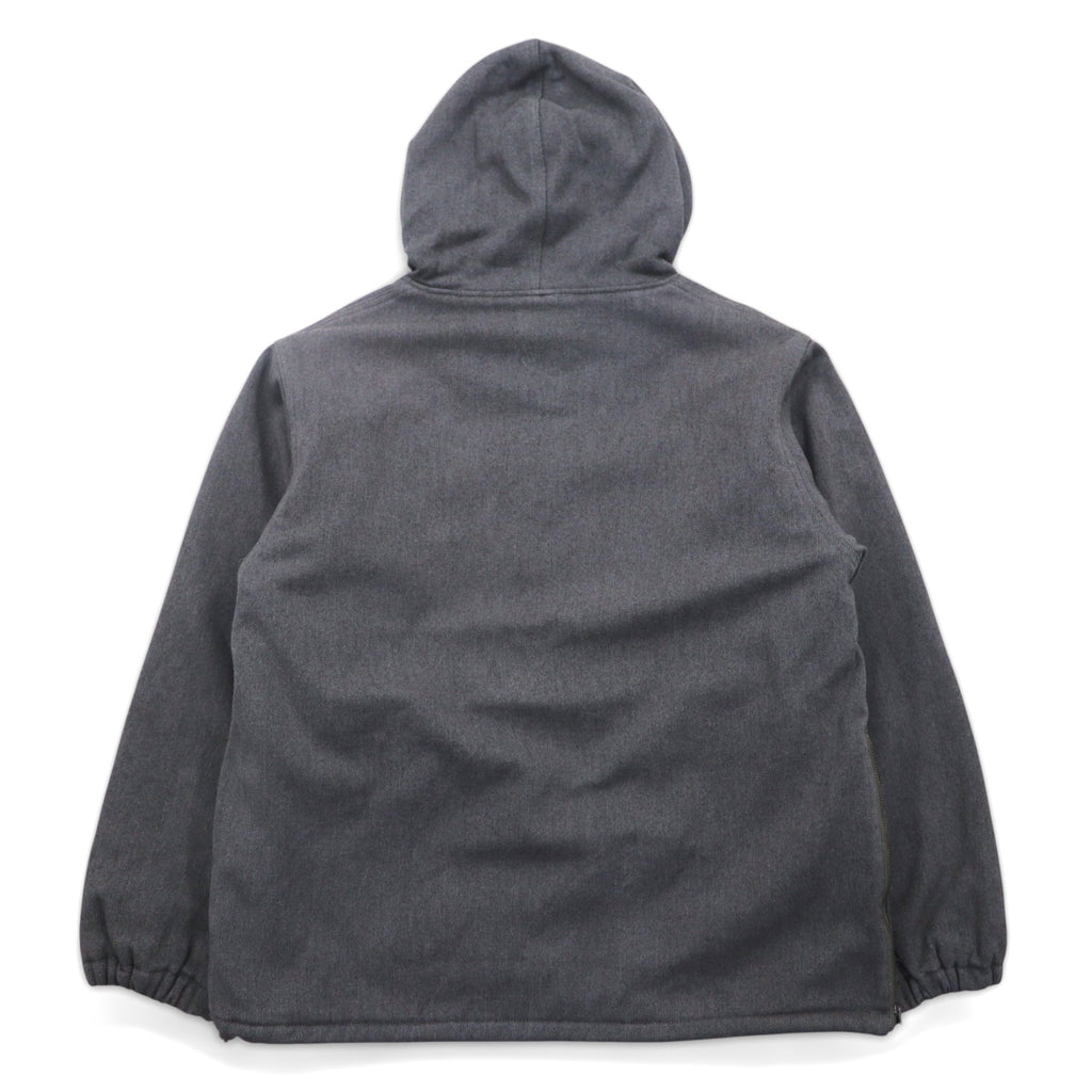 BROWN by 2-tacs 中綿 アノラック パーカー M グレー ハーフジップ Anorak B8-J003 日本製