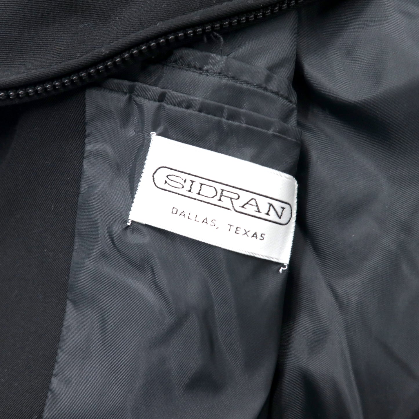 US NAVY WINDBREAKER JACKET オフィサー サービスジャケット 44R ブラック ポリエステル ウール ミリタリー SIDRAN INC