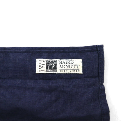 Brooks Brothers REGENT リネン ボタンダウンシャツ M ネイビー アイリッシュリネン 麻 胸ポケット  BAIRD McNUTT