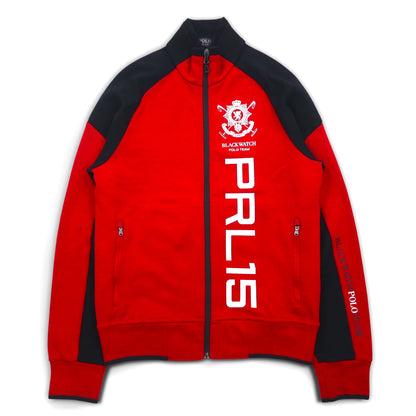 POLO RALPH LAUREN トラックジャケット ジャージ S レッド BLACK WATCH POLO TEAM