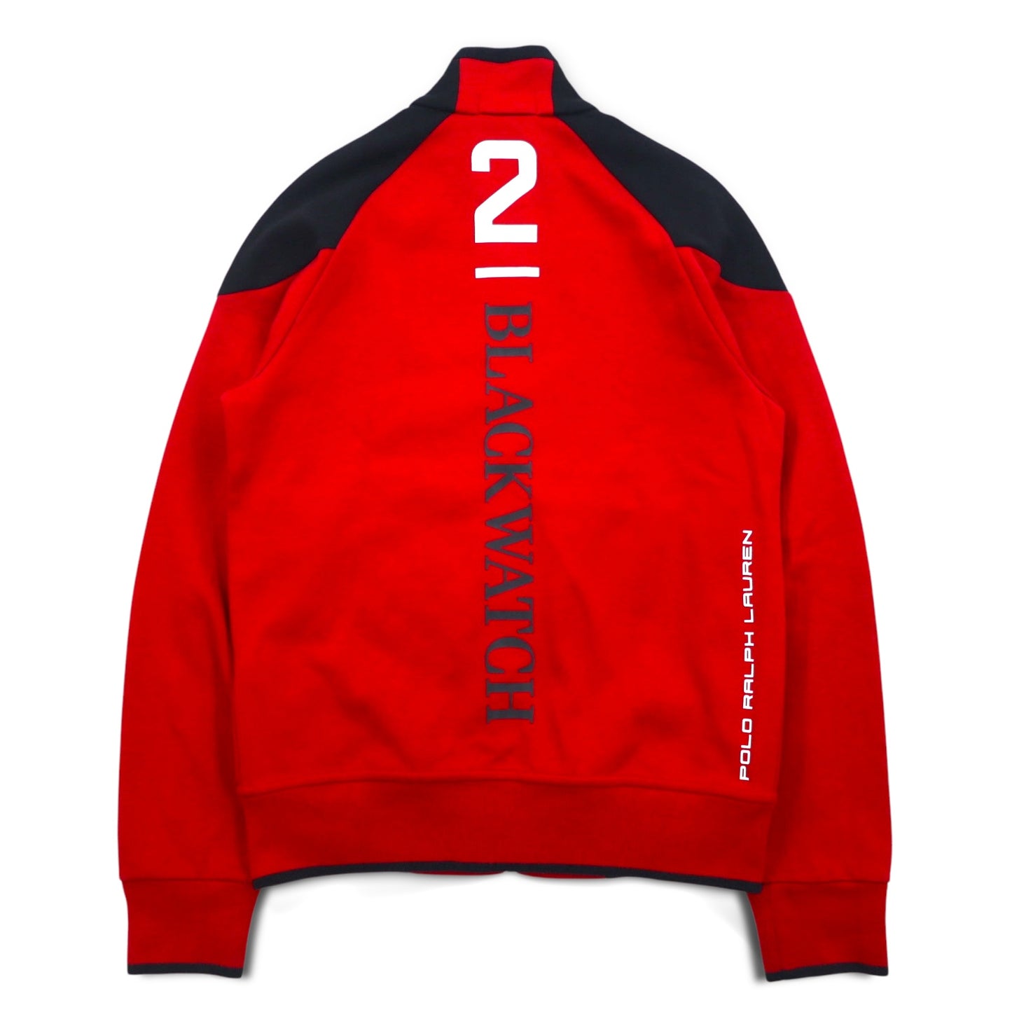 POLO RALPH LAUREN トラックジャケット ジャージ S レッド BLACK WATCH POLO TEAM