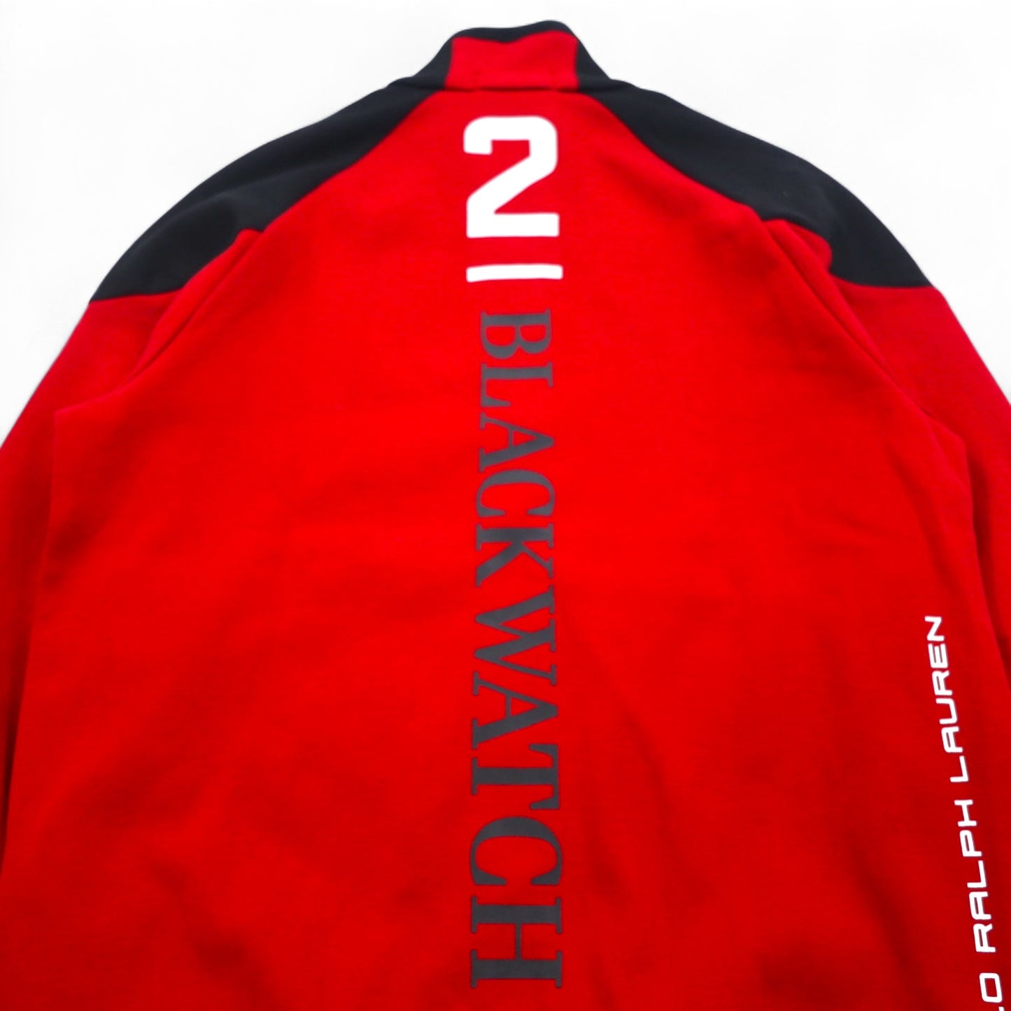 POLO RALPH LAUREN トラックジャケット ジャージ S レッド BLACK WATCH POLO TEAM