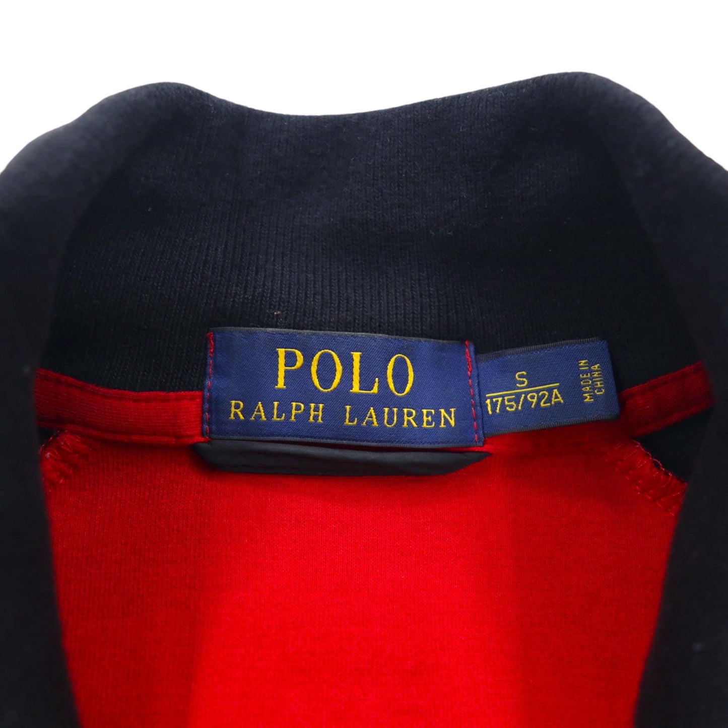 POLO RALPH LAUREN トラックジャケット ジャージ S レッド BLACK WATCH POLO TEAM
