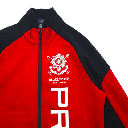 POLO RALPH LAUREN トラックジャケット ジャージ S レッド BLACK WATCH POLO TEAM