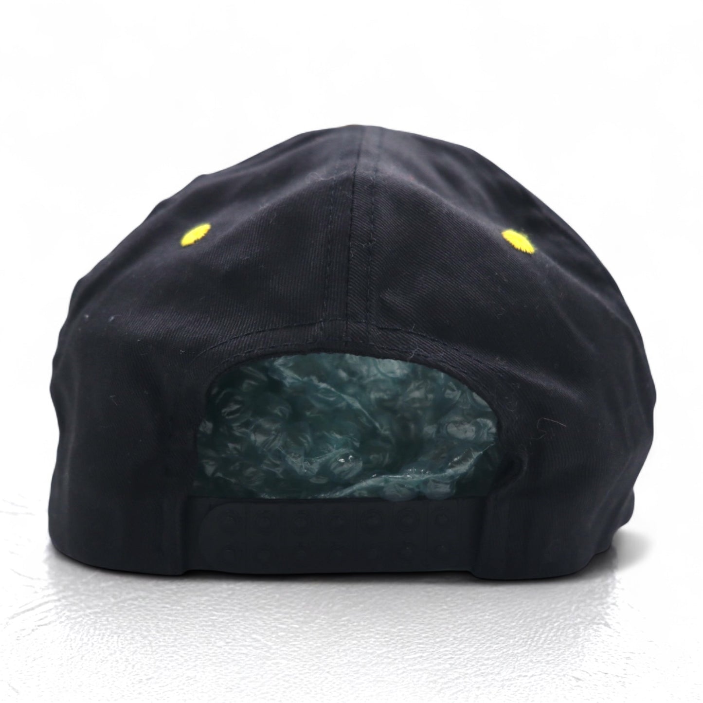 CAT アメリカ企業 スナップバック バイカラー ベースボールキャップ FREE ブラック イエロー CYRK