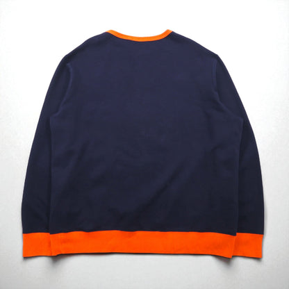 Polo by Ralph Lauren フリース グラフィック スウェットシャツ 2XL ネイビー 裏起毛 ワッペン R.L.WOLVES ATHL. DEPT.