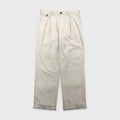 Brooks Brothers COUNTRY CLUB タック ワイド スラックスパンツ L ベージュ ポリエステル