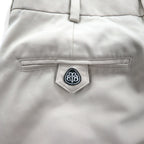 Brooks Brothers COUNTRY CLUB タック ワイド スラックスパンツ L ベージュ ポリエステル