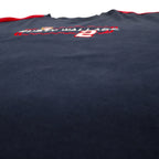90s CHASE AUTHENTICS Racing Embroidery Sweatshirt XL Navy Cotton RUSTY WALLACE