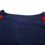 90s CHASE AUTHENTICS Racing Embroidery Sweatshirt XL Navy Cotton RUSTY WALLACE