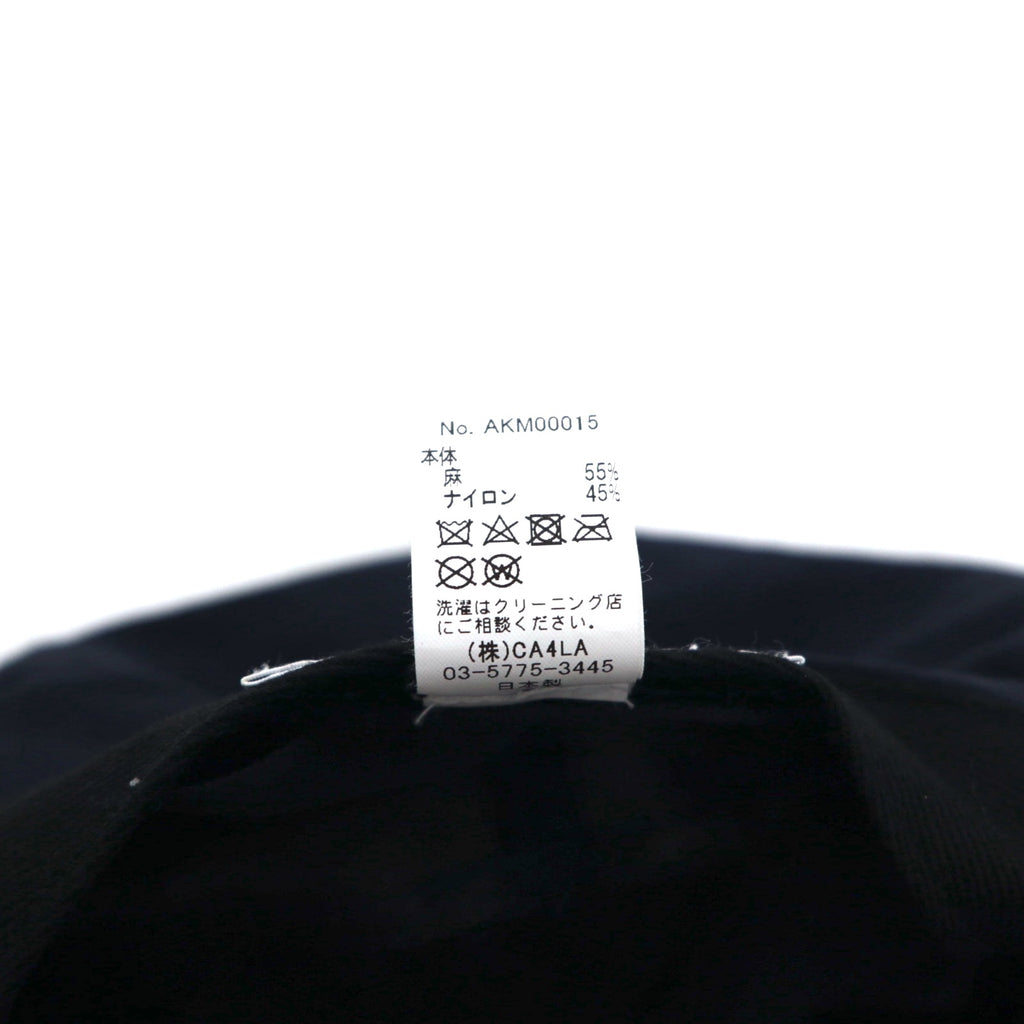 CA4LA リネン キャスケット FREE ネイビー 麻 SHOW SS NEW MENS LINE Collection AKM00015 日本製