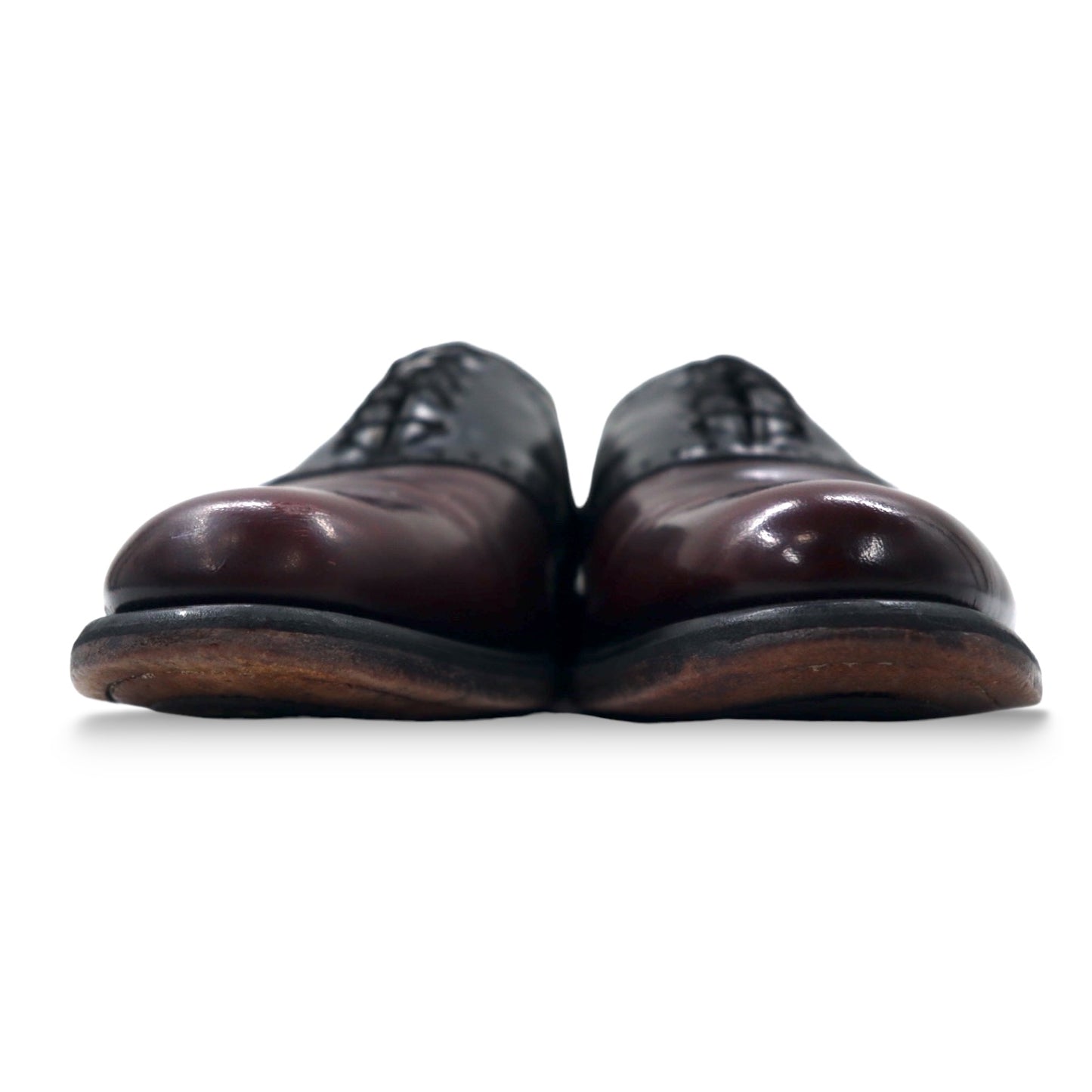 FLORSHEIM ドレスシューズ サドルシューズ 28cm ボルドー レザー クォーターブローグ 526275