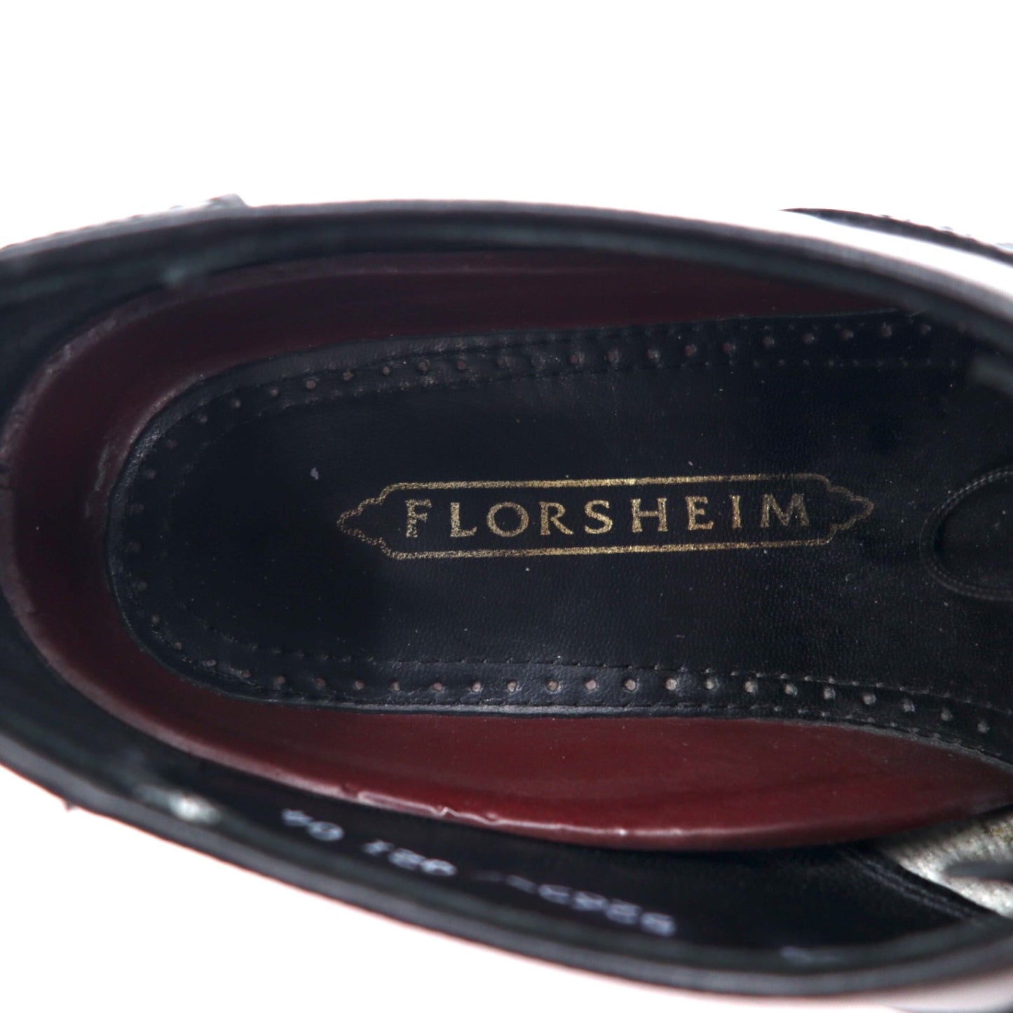 FLORSHEIM ドレスシューズ サドルシューズ 28cm ボルドー レザー クォーターブローグ 526275