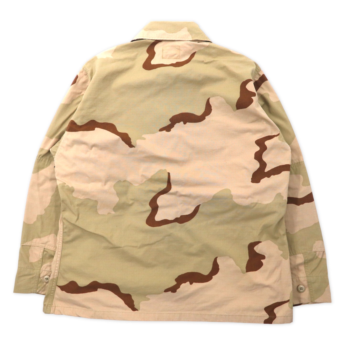 90s US ARMY BDU Jacket ミリタリージャケット L ベージュ デザートカモ 8415-81-327-5312 90年代