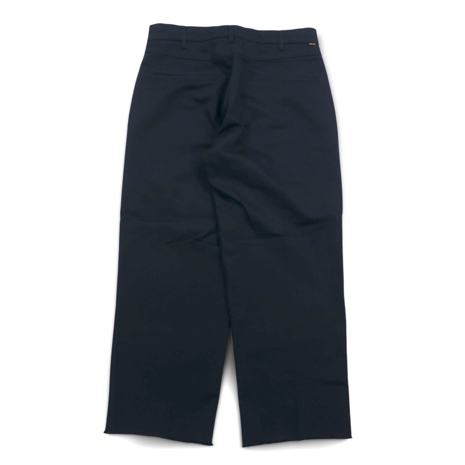 LEVI'S STA-PREST Cropped Wide Leg Chino Trousers, M, Black, Cut-off, CROPPED WIDE LEG CHINO, 47873-0003