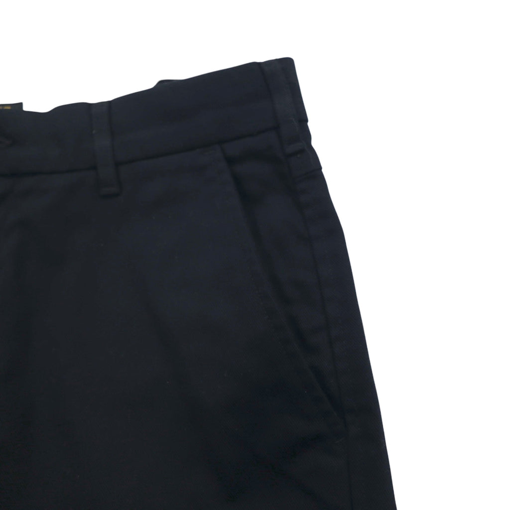 LEVI'S STA-PREST Cropped Wide Leg Chino Trousers, M, Black, Cut-off, CROPPED WIDE LEG CHINO, 47873-0003