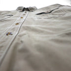 Carhartt OAKMAN S09 266 Button-Down Work Shirt, Size XL, Beige, Double Pocket