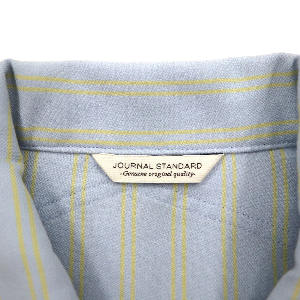 JOURNAL STANDARD Coverall L Blue Stripe Stretch Made in Japan